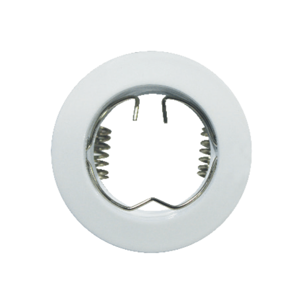 Βάση Σποτ MR11 Χωνευτή Στρογγυλή Σταθερή Λευκό Αλουμίνιο ACA – BS3161W