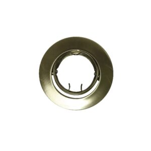 Βάση Σποτ MR11  ACA Χωνευτή Στρογγυλή Ρυθμιζόμενη Χρυσό Ματ – BS3259GM