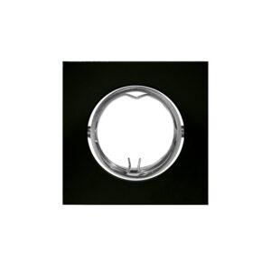 Χωνευτό Τετράγωνο Σποτ Κινούμενο 1xGU10 MR16 Μαύρο ACA – BS3261BMR16