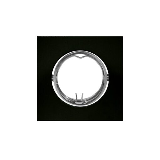 Χωνευτό Τετράγωνο Σποτ Κινούμενο 1xGU10 MR16 Μαύρο ACA – BS3261BMR16