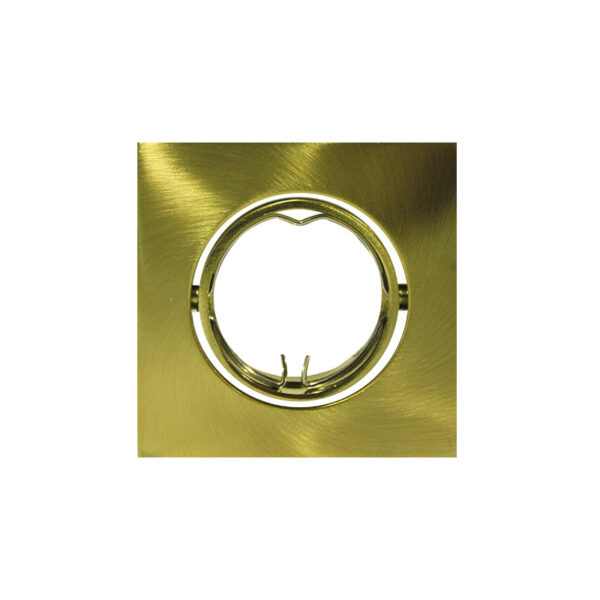 Χωνευτό Τετράγωνο Σποτ Κινούμενο 1xGU10 MR16 Χρυσό Ματ ACA – BS3261GMMR16