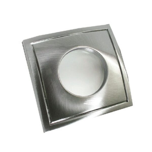 Βάση Σποτ GU10 – MR16 Χωνευτή Τετράγωνη Σταθερή Αδιάβροχη IP45 Νίκελ Ματ ACA – BS3406NM