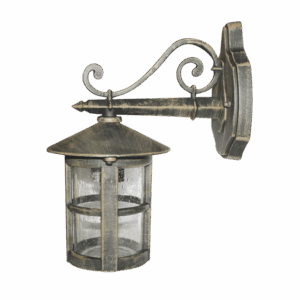 Επιτοίχιο Φωτιστικό 1xΕ27 Φανάρι Αλουμινίου Παραδοσιακό Απόχρωση Σκουριά IP45 ACA – BT5721