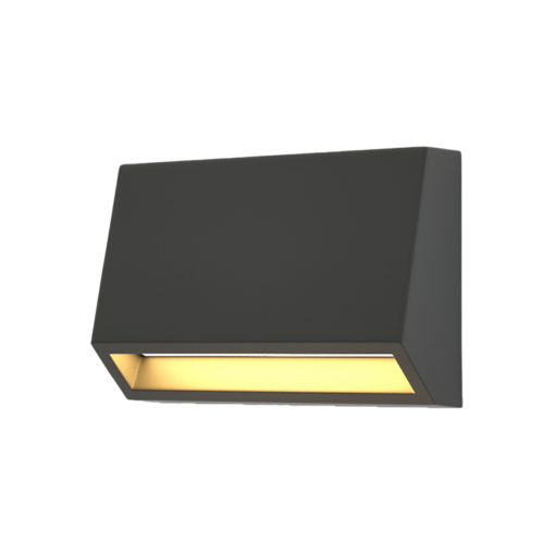 it-Lighting Blue LED 3W 3CCT Outdoor Wall Lamp Anthracite D10cmx7cm (80202140)