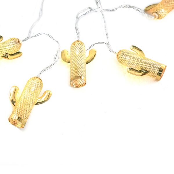 METAL STRING LIGHTS (CACTUS)” ΚΑΚΤΟΣ 10 LED ΛΑΜΠΑΚ ΣΕΙΡΑ ΜΠΑΤΑΡ(2xΑΑ) ΘΕΡΜΟ ΛΕΥΚΟ IP20 135+30cm ΔΙΑ ACA – CACTUS10WW2A