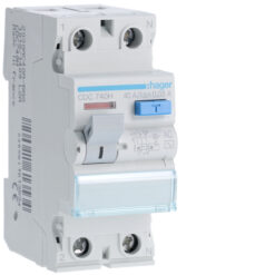 Ρελέ Διαφυγής AC 30mA 2P 40A Hager – CDC740H