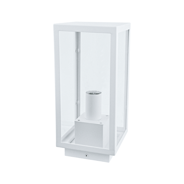 Φωτιστικό Δαπέδου 1xE27 Κήπου Ατσάλι Λευκό IP44 ACA – CELIA1FWH