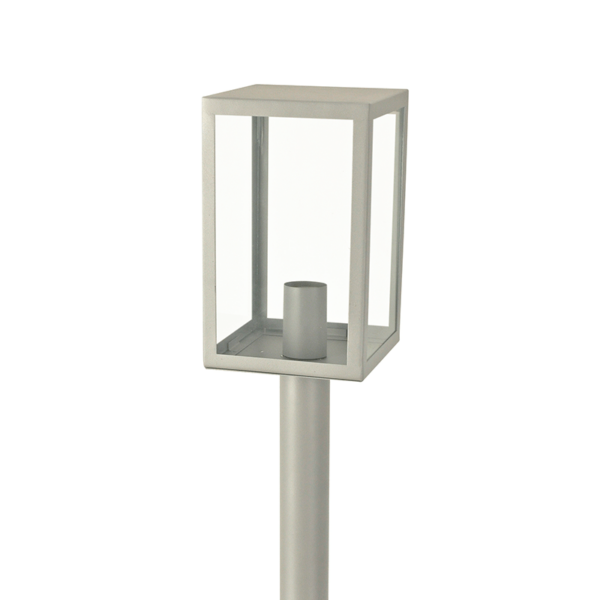Φωτιστικό Δαπέδου 1xE27 Κολωνάκι Κήπου 1m Γκρι Ατσάλι IP44 ACA – CELIA1POG