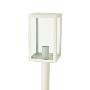 Φωτιστικό Δαπέδου 1xE27 Κολωνάκι Κήπου 1m Λευκό Ατσάλι IP44 ACA – CELIA1POWH