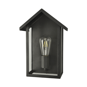 Φωτιστικό Τοίχου Απλίκα 1xE27 Μαύρο Ατσάλι 12×32.5cm IP44 ACA – CELIAH1WBK