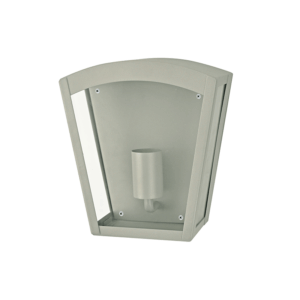 Φωτιστικό Τοίχου Απλίκα 1xE27 Γκρι Ατσάλι 22x24cm IP44 ACA – CELIAV1WG