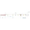 LED Ταινία 4.8W 12V CUBALUX Dimmable 403lm/m  Θερμό 3000K 5 Μέτρα CL50-0003