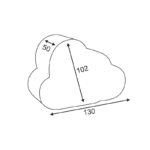 EVERGLOW NIGHT LIGHT (CLOUD)” ΛΑΜΠΑΚΙ ΝΥΚΤΟΣ – ΣΥΝΝΕΦΟ 1 LED ΛΑΜΠΑΚΙ ΜΠΑΤΑΡ(3xLR44 ΣΥΜΠΕΡΙΛΑΜΒΑΝΟΝΤ ACA – CLOUDWWLR44
