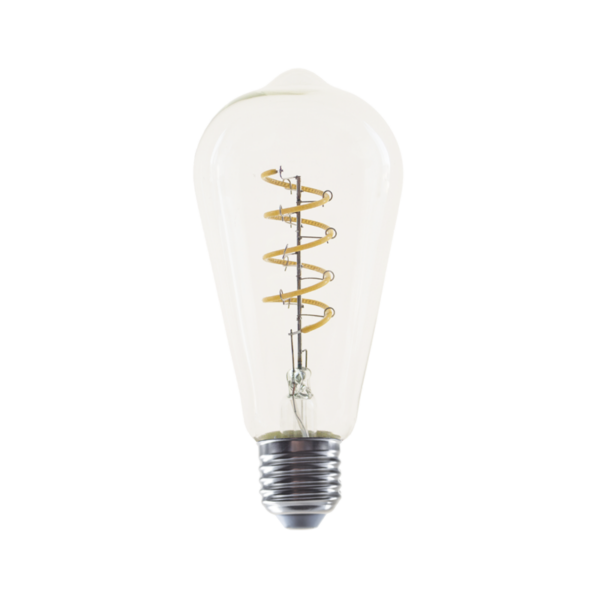 LED Λάμπα E27 Filament Edison ST64 Spiral 4W Dimmable Diolamp 360° 300lm 1800K – CONDI4WWSDIM