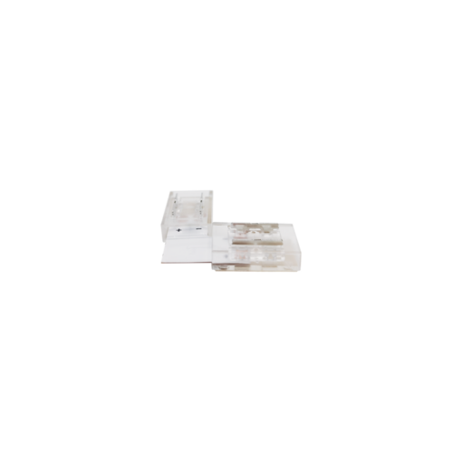 ^90° TRANSPARENT CONNECTOR FOR LED COB STRIP IP20 8MM ACA – CORN8C