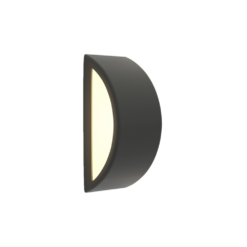 it-Lighting Clear 1xΕ27 Outdoor Up-Down Wall Lamp Anthracite D32cmx13cm (80202744)
