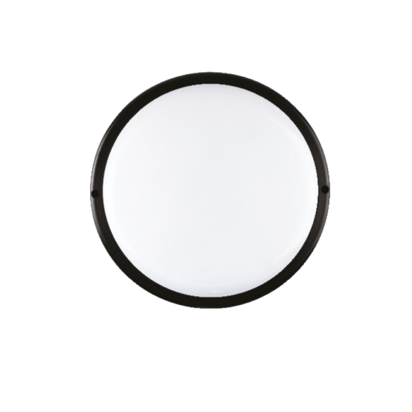 Στεγανή Επιτοίχια Πλαφονιέρα Εξωτερικού Χώρου Μαύρη IP65 20W 1800lm 6000K 110° Ra80 ACA – DARIA2060B