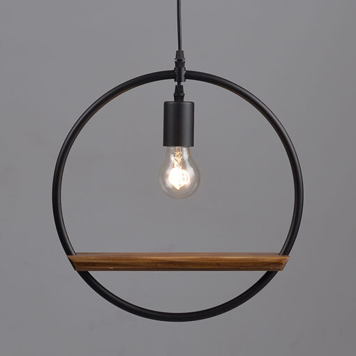 ACA DECOR   – Κρεμαστό Φωτιστικό 1ΧΕ27 Μεταλλικός Κρίκος Φ35