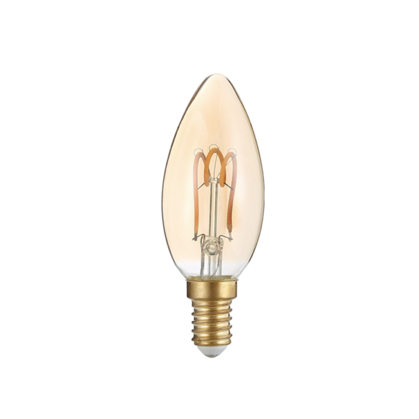 LED Λάμπα Filament Amber E14 3W 2700K 300° 200lm DIOLAMP – DECO3SWWAM