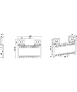 Φωτιστικό Ασφαλείας LED Μη Συνεχούς 2x3W 6000K IP65 με Κουμπί Δοκιμής & Self Test 3Η ACA – DESP460