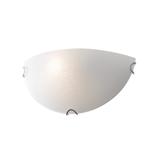 ΕΠΙΤΟΙΧΙΟ Φ/Σ 1ΧΕ27 ΛΕΥΚΟ ΓΥΑΛΙ ΜΟΤΙΒΟ+ΜΕΤΑΛΛΟ 30Χ15Χ10CM SCILLA ACA – DL08302