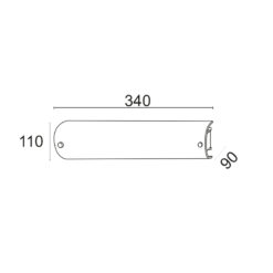 ΑΠΛΙΚΑ 2X40W E14 11X9X35cm MAN ACA DECOR   – DL112B1