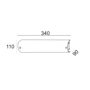 ΑΠΛΙΚΑ 2X40W E14 11X9X35cm MAN ACA DECOR   – DL112B1