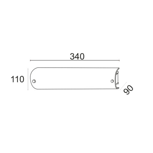 ΑΠΛΙΚΑ 2X40W E14 11X9X35cm MAN ACA DECOR   – DL112B1