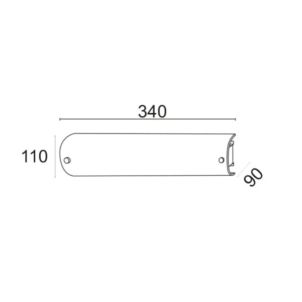 ΑΠΛΙΚΑ 2X40W E14 11X9X35cm MAN ACA DECOR   – DL112B1