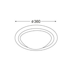 ΠΛΑΦΟΝΙΕΡΑ ΑΚΡΥΛΙΚΗ ΣΤΡΟΓΓΥΛΗ Φ36CM 2XE27 VALLETTA ACA DECOR – DL250L