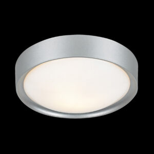 Φωτιστικό Πλαφονιέρα 1xΕ27 Στρογγυλό Ακρυλικό Λευκό Πλαστικό Χρώμιο ACA DECOR – DL250S