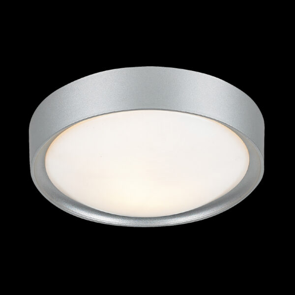 Φωτιστικό Πλαφονιέρα 1xΕ27 Στρογγυλό Ακρυλικό Λευκό Πλαστικό Χρώμιο ACA DECOR – DL250S