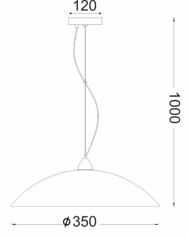 ΚΡΕΜΑΣΤΟ ΓΥΑΛΙ ΜΕ ΣΧΕΔΙΑ Φ35 1ΧΕ27 CHAPLIN ACA DECOR  – DLA321C1