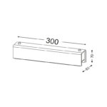 ΑΠΛΙΚΑ ΜΠΑΝΙΟΥ/ΚΑΘΡΕΠΤΗ 30CM 1XE14 AEGEAN ACA DECOR  – DLA757A1