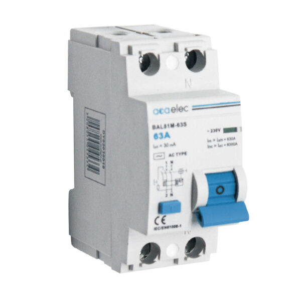 Ρελέ Ράγας Διαρροής 63A  Διπολικό ACA – DY02030019