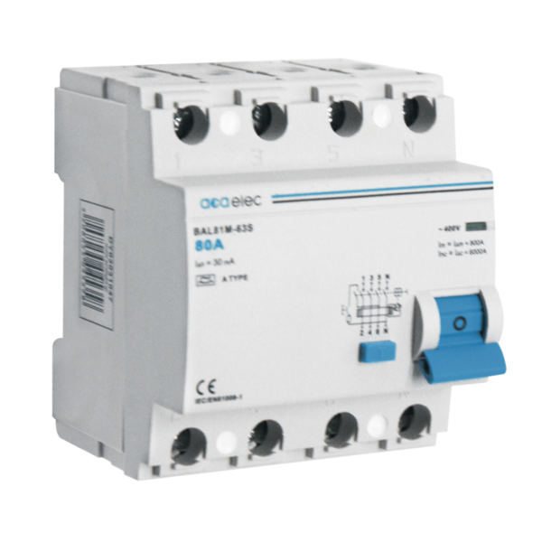 Ρελέ Ράγας Διαρροής 80A Τετραπολικό  ACA – DY02031047