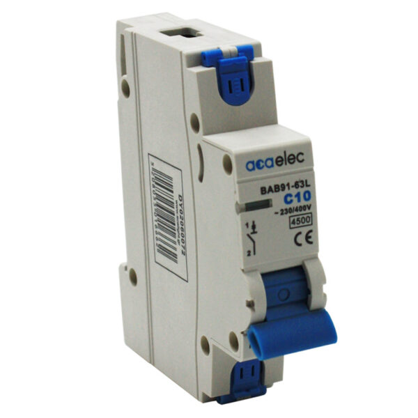 Ασφάλεια Αυτόματη Καμπύλης C 10Α 4.5KA 1P ACA – DY02060072