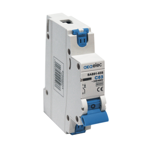 Ασφάλεια Αυτόματη Καμπύλης C 63Α 6KA 1P ACA – DY02060313