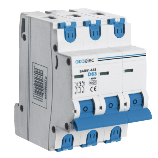 Αυτόματη ασφάλεια 6kA 63A 400v τριπολική (3P) ACA – DY02060469