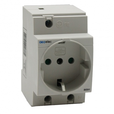 Πρίζα σουκο Ράγας  -2P+E 16A – 2,5M ACA – DY02090001