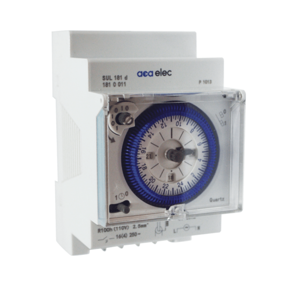 Χρονοδιακόπτης Ημερήσιος  Αναλογικός Φαρδύς  3M 200 Hours Εφεδρεία ACA – DY15030005