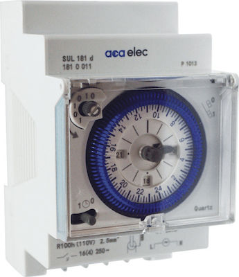 Χρονοδιακόπτης Ημερήσιος  Αναλογικός Φαρδύς  3M 150 Hours Εφεδρεία – ( DY15031006 ) ACA – DY15030006