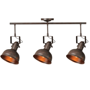ACA DECOR   – Οροφής Φωτιστικό 3ΧΕ27 Μεταλλικό Σκουριά Φ18X80XH41cm