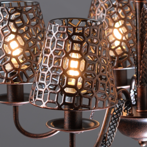 ACA DECOR  – Επίτοιχο Φωτιστικό 1ΧΕ14 Μεταλλικό Μαύρο-Χάλκινο EG169751WBC