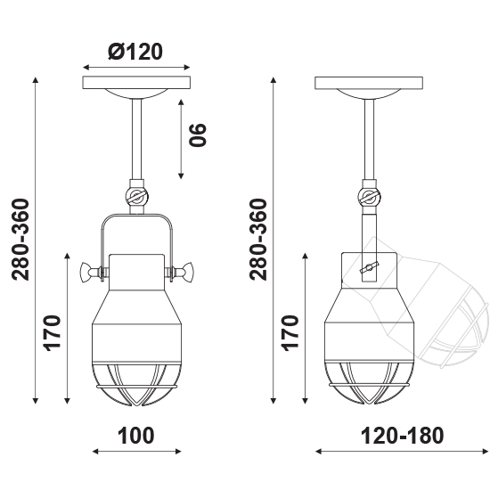 ACA DECOR  – Οροφής Φωτιστικό 1ΧΕ27 Μεταλλικό Λευκό Πλέγμα Ασημί Φ10XH36cm