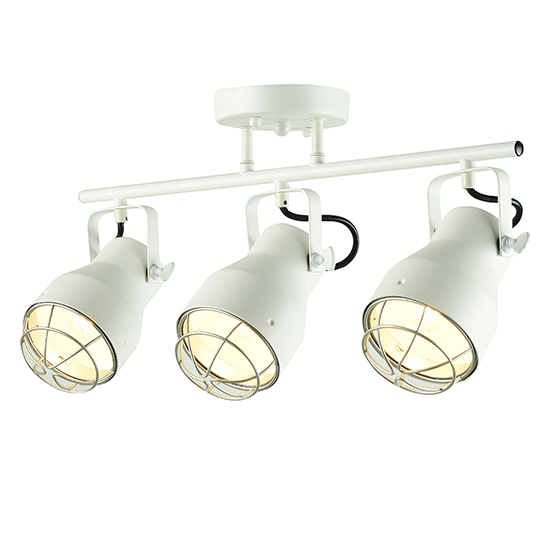 ACA DECOR   – Οροφής Φωτιστικό 3ΧΕ27 Μεταλλικό Λευκό Πλέγμα Ασημί Φ10Χ50XH28cm