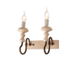 ACA DECOR   απλίκα 2xE14 από μέταλλο σε σκουριά χρώμα – EG172W25R