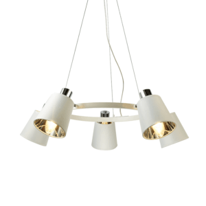 ACA DECOR   κρεμαστό φωτιστικό 5xE14 σε λευκό χρώμα – EG215P73WH