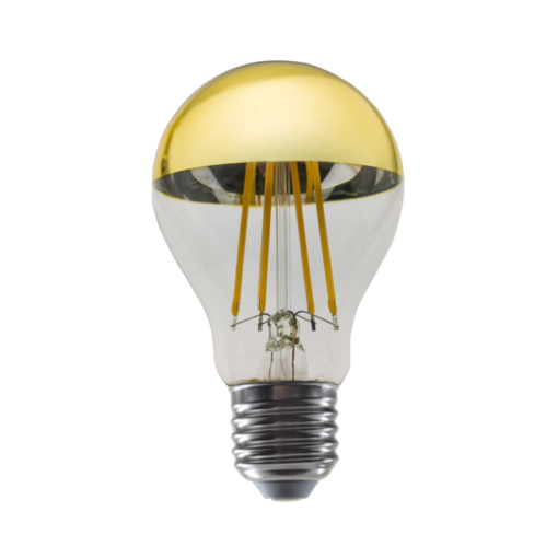 LED Λάμπα Ανεστραμμένου Καθρέπτη E27 A60 Filament 8W Dimmable Diolamp 360° 900lm 2700K – ELIOR8WWDIMG