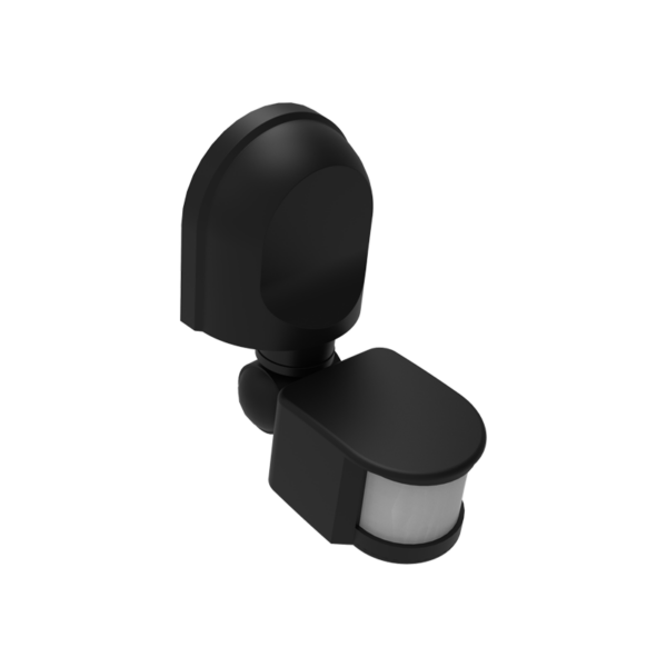 ΑΝΙΧΝΕΥΤΗΣ ΚΙΝΗΣΗΣ ΥΠΕΡΥΘΡΩΝ ΕΠΙΤΟΙΧΟΣ 230V IP44 180° 2~12m MAX ΜΑΥΡΟΣ ACA – ELPIRWB